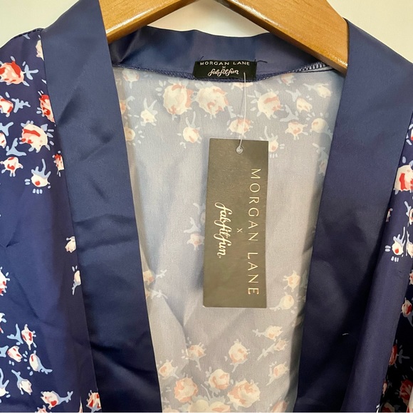 NWT Morgan Lane Blue Kimono - Picture 3 of 4